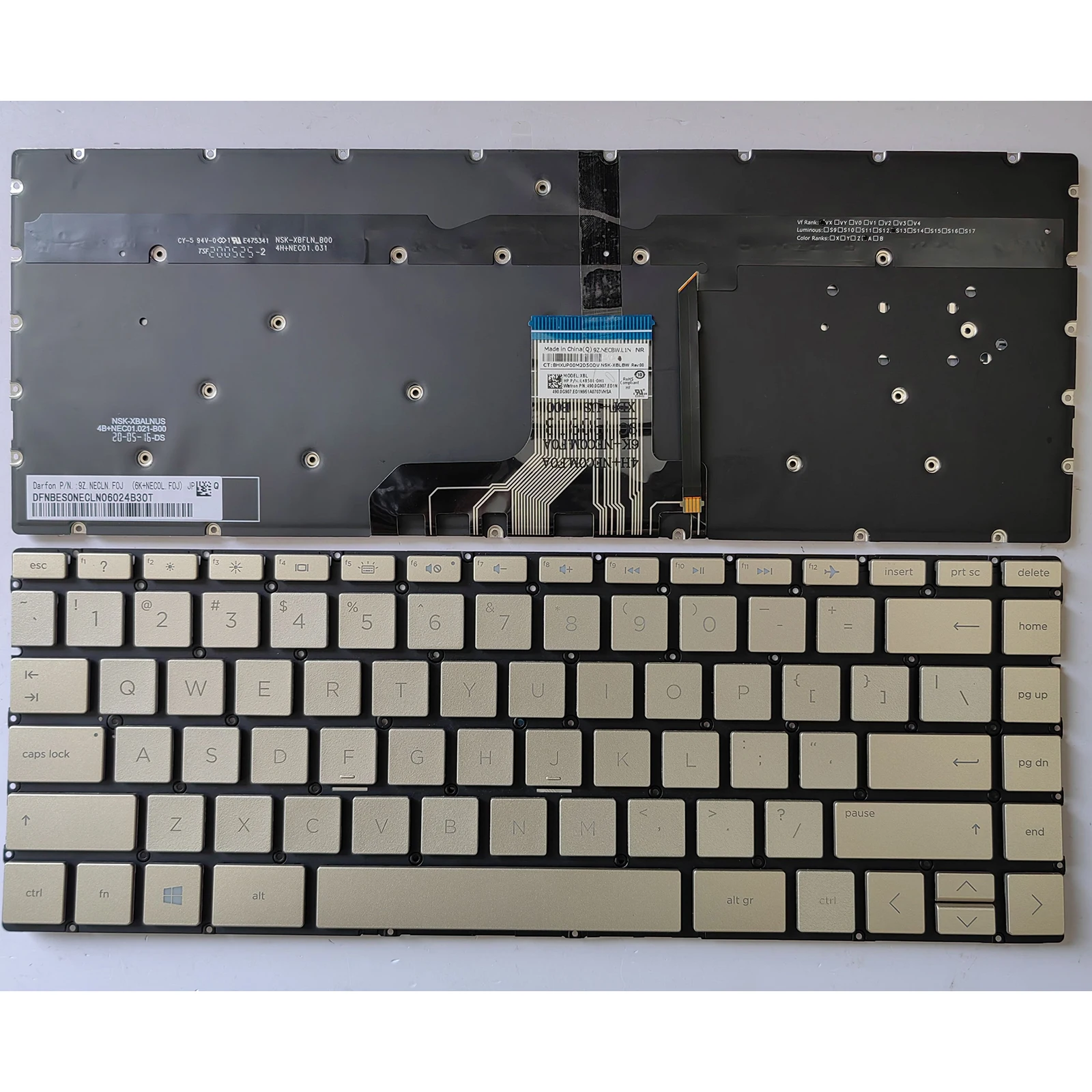 RU FR US layout for HP ENVY X360 13-AH 13-AG 13-AR 13-AN 13-AQ TPN-W133 TPN-W144 TPN-Q214 TPN-W141 Laptop Keyboard
RU FR US layout for HP ENVY X360 13-AH 13-AG 13-AR 13-AN 13-AQ TPN-W133 TPN-W144 TPN-Q214 TPN-W141 Laptop Keyboard