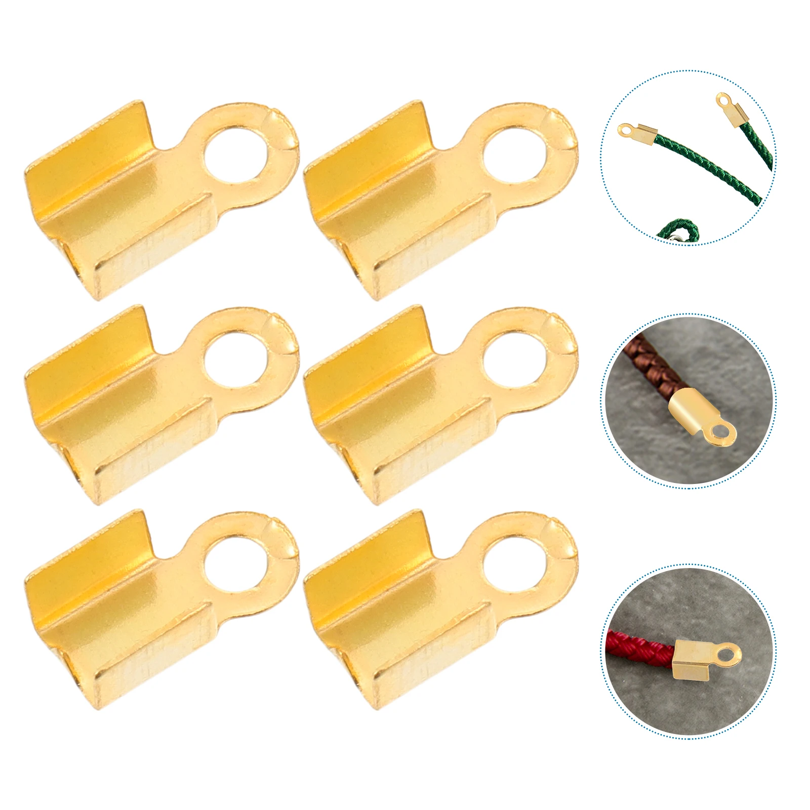500 Pcs Glossy Side Clip Jewelry Crimps Bracelet Clamps Ribbon Ends Making Tools Cord for Bookmark Rope Caps
500 Pcs Glossy Side Clip Jewelry Crimps Bracelet Clamps Ribbon Ends Making Tools Cord for Bookmark Rope Caps