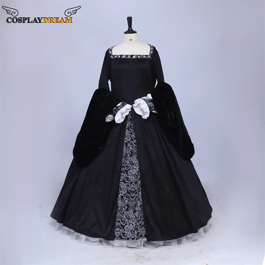 Tudor Era Anne Boleyn Cosplay Costume Dress Queen Elizabeth Anne Boleyn Black Ball Gown King Henry Anne Boleyn Outfit Custom Mad
Tudor Era Anne Boleyn Cosplay Costume Dress Queen Elizabeth Anne Boleyn Black Ball Gown King Henry Anne Boleyn Outfit Custom Mad