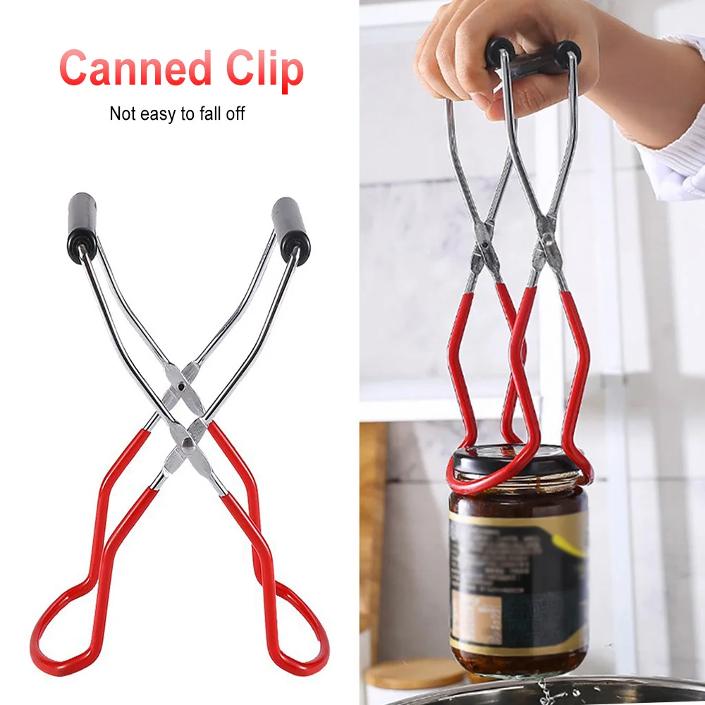 Canning Jar Lifter Canned Pliers Stainless Steel Can Tongs Clip Heat Resistance Anti-Clip Jar Glass Bottle Holder Pot Stand 냄비받침
Canning Jar Lifter Canned Pliers Stainless Steel Can Tongs Clip Heat Resistance Anti-Clip Jar Glass Bottle Holder Pot Stand 냄비받침