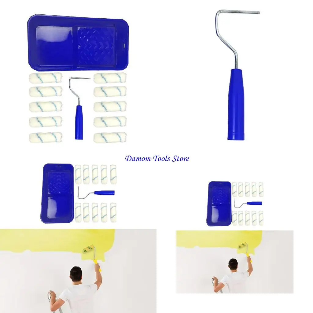 57BE Handheld Wall Paint Brush 4inch Foams Roller Brushes Painting Tools Enduring
57BE Handheld Wall Paint Brush 4inch Foams Roller Brushes Painting Tools Enduring