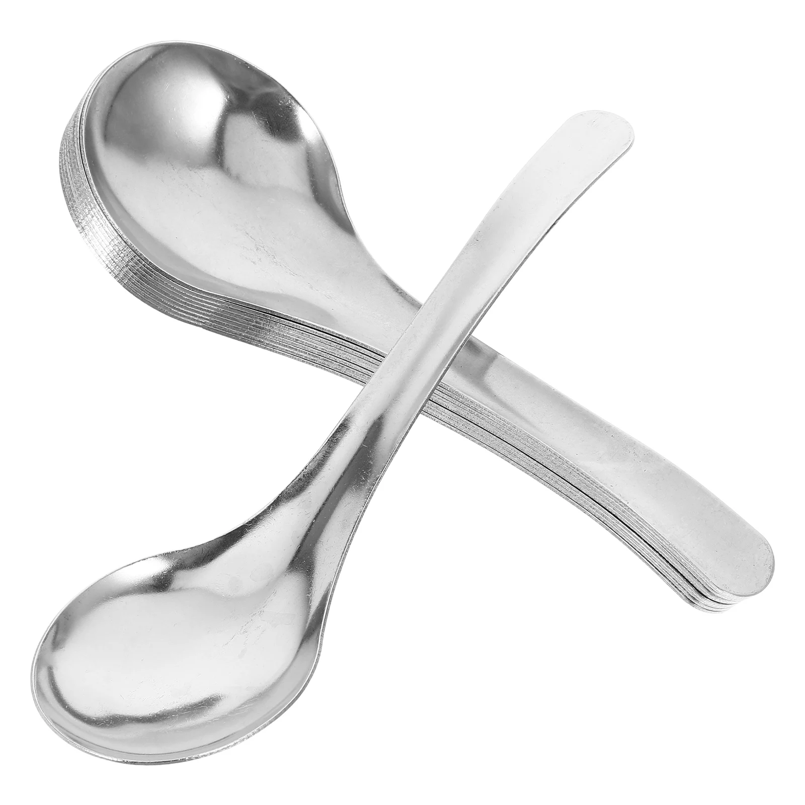 10pcs Stainless Steel Soup Spoons Ramen Spoons For Kitchen Long Handle Asian Spoon Sets Silverware Round Dessert Cereal Spoon
10pcs Stainless Steel Soup Spoons Ramen Spoons For Kitchen Long Handle Asian Spoon Sets Silverware Round Dessert Cereal Spoon