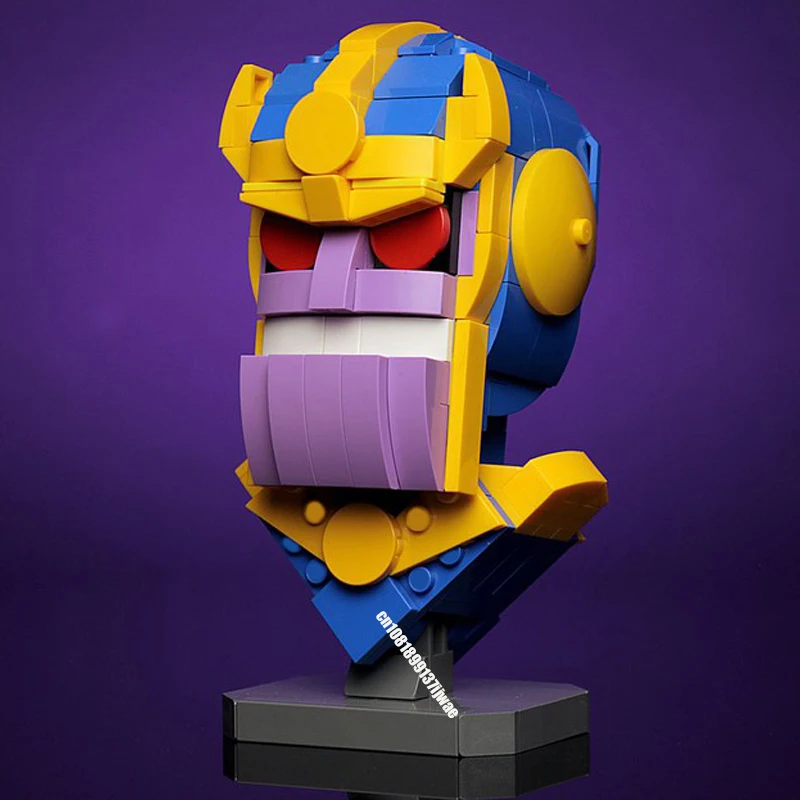 New 297Pcs Famous Hero Movie Moc Miniature Character Bust Model Diy Creative Ideas Child Toy Birthday Gift Custom Puzzle
New 297Pcs Famous Hero Movie Moc Miniature Character Bust Model Diy Creative Ideas Child Toy Birthday Gift Custom Puzzle
