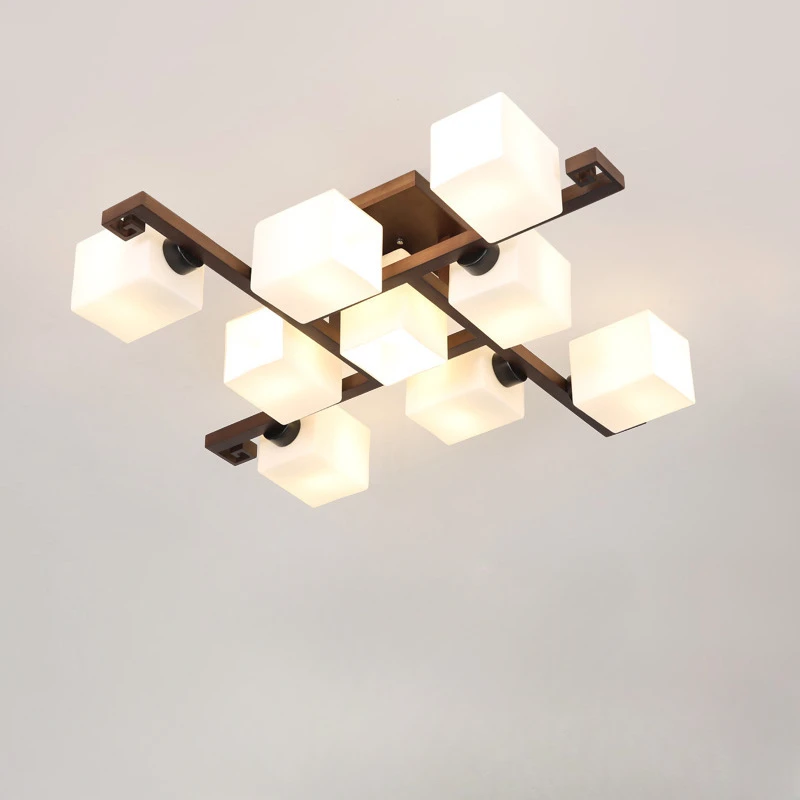 Nordic modern minimalist and atmospheric solid wood lighting fixtures, warm Japanese style bedroom, new Chinese style ceiling
Nordic modern minimalist and atmospheric solid wood lighting fixtures, warm Japanese style bedroom, new Chinese style ceiling