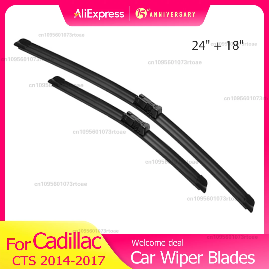 Car Windshield Wiper Blades Fit For Cadillac CTS 2014 2015 2016 2017 Wiper Blades Auto Front Windscreen Car Accessories 24"+18"
Car Windshield Wiper Blades Fit For Cadillac CTS 2014 2015 2016 2017 Wiper Blades Auto Front Windscreen Car Accessories 24"+18"