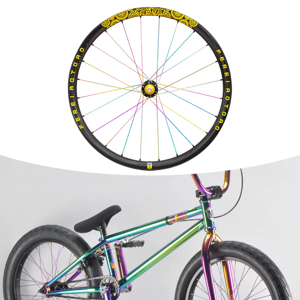Ferei High Quality 20 Inch BMX Wheel Set AOTOAO Hub Carbon Fiber T700 Fast Smooth Riding Track Tubeless U Shaped Rim Bike Wheels
Ferei High Quality 20 Inch BMX Wheel Set AOTOAO Hub Carbon Fiber T700 Fast Smooth Riding Track Tubeless U Shaped Rim Bike Wheels