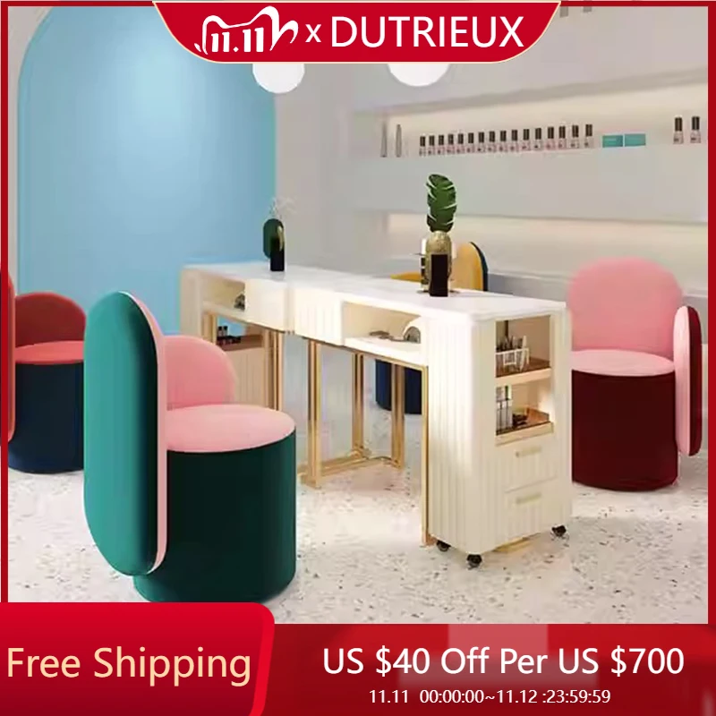 Hand Nordic Nail Desk High Quality Minimalist Easy Clean Art Manicure Table Salon Design Tavolo Per Unghie Nails Salon Furniture
Hand Nordic Nail Desk High Quality Minimalist Easy Clean Art Manicure Table Salon Design Tavolo Per Unghie Nails Salon Furniture