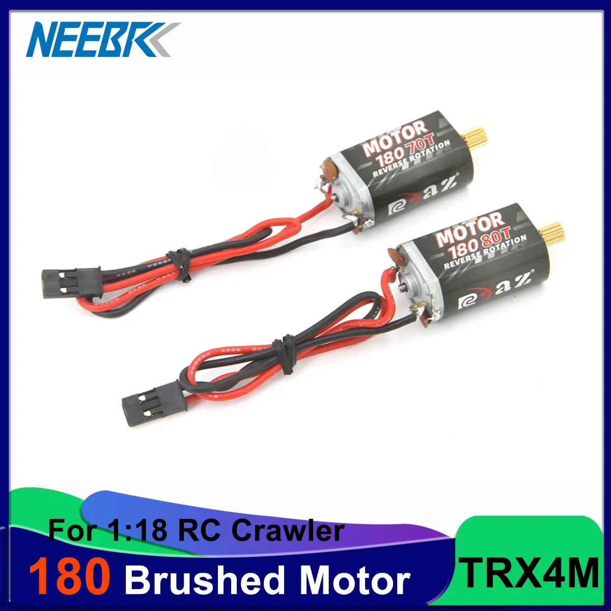 NEEBRC 180 щеточный двигатель 70T 80T с 11T шестерней мотора для TRX4M Φ 1/18 RC Гусеничный автомобиль обновленные детали
NEEBRC 180 щеточный двигатель 70T 80T с 11T шестерней мотора для TRX4M Φ 1/18 RC Гусеничный автомобиль обновленные детали