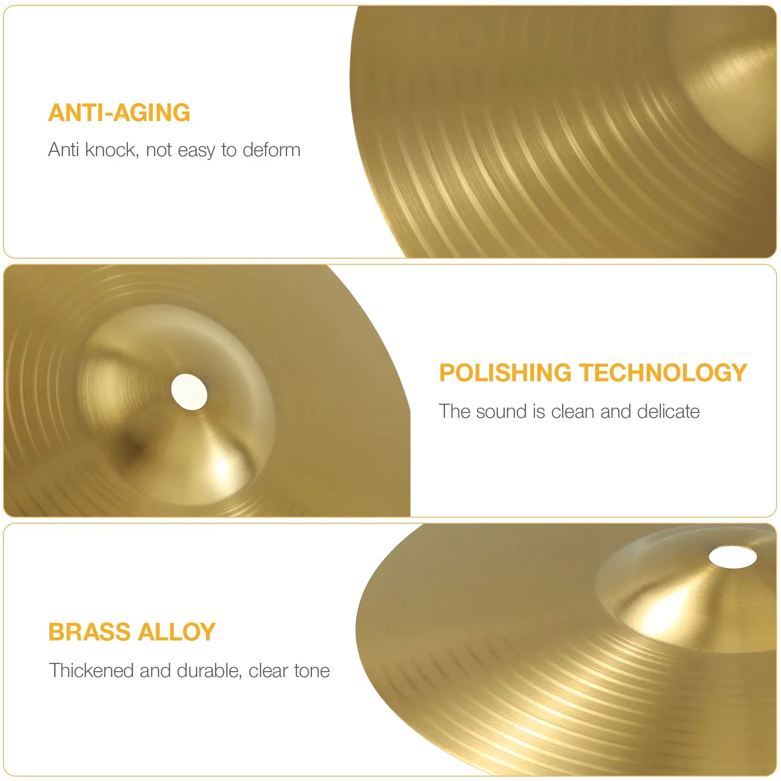 Drum Set Jazz Kit Cymbal Part Accessories Riding Brass for Parts Hi Hat Accessory
Drum Set Jazz Kit Cymbal Part Accessories Riding Brass for Parts Hi Hat Accessory