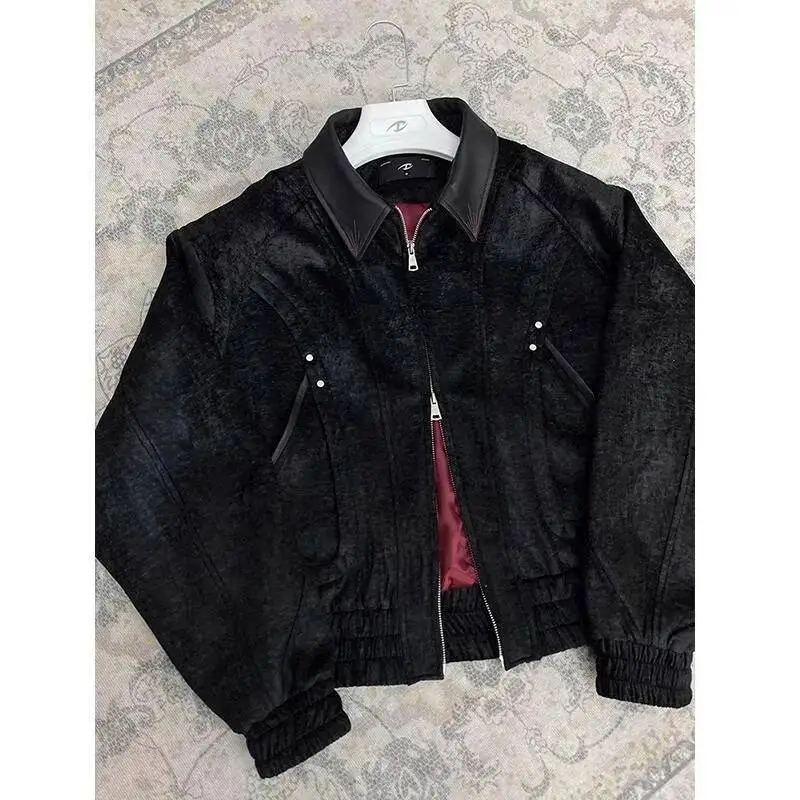 Новая мода, высокое качество, повседневная куртка, мужская хип-хоп, колледж, популярные бейсбольные пальто для пар
Новая мода, высокое качество, повседневная куртка, мужская хип-хоп, колледж, популярные бейсбольные пальто для пар