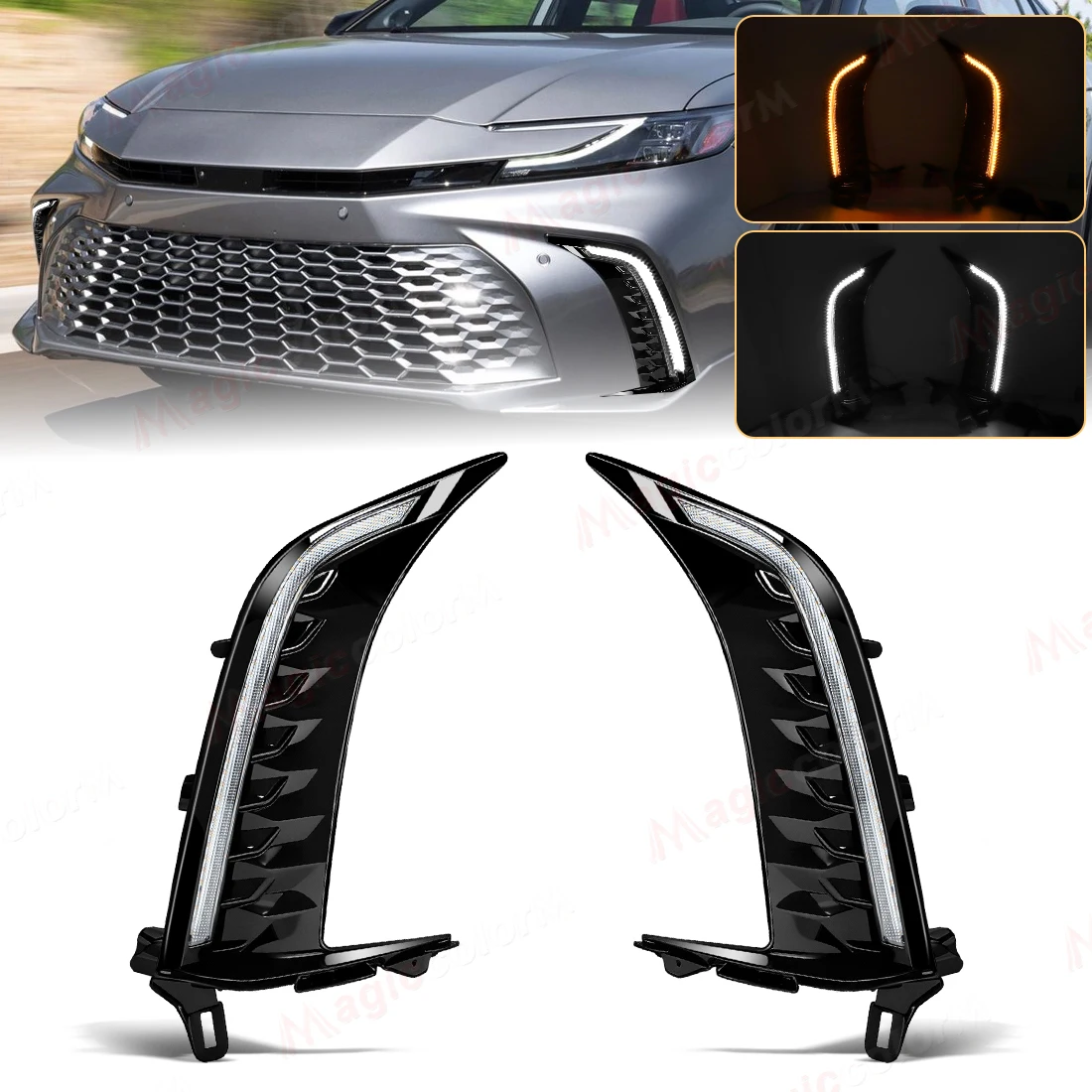 Для Toyota Camry SE XSE 2024 2025 DRL светодиодные дневные ходовые огни указатели поворота передний бампер фары автомобильные аксессуары 12 В
Для Toyota Camry SE XSE 2024 2025 DRL светодиодные дневные ходовые огни указатели поворота передний бампер фары автомобильные аксессуары 12 В