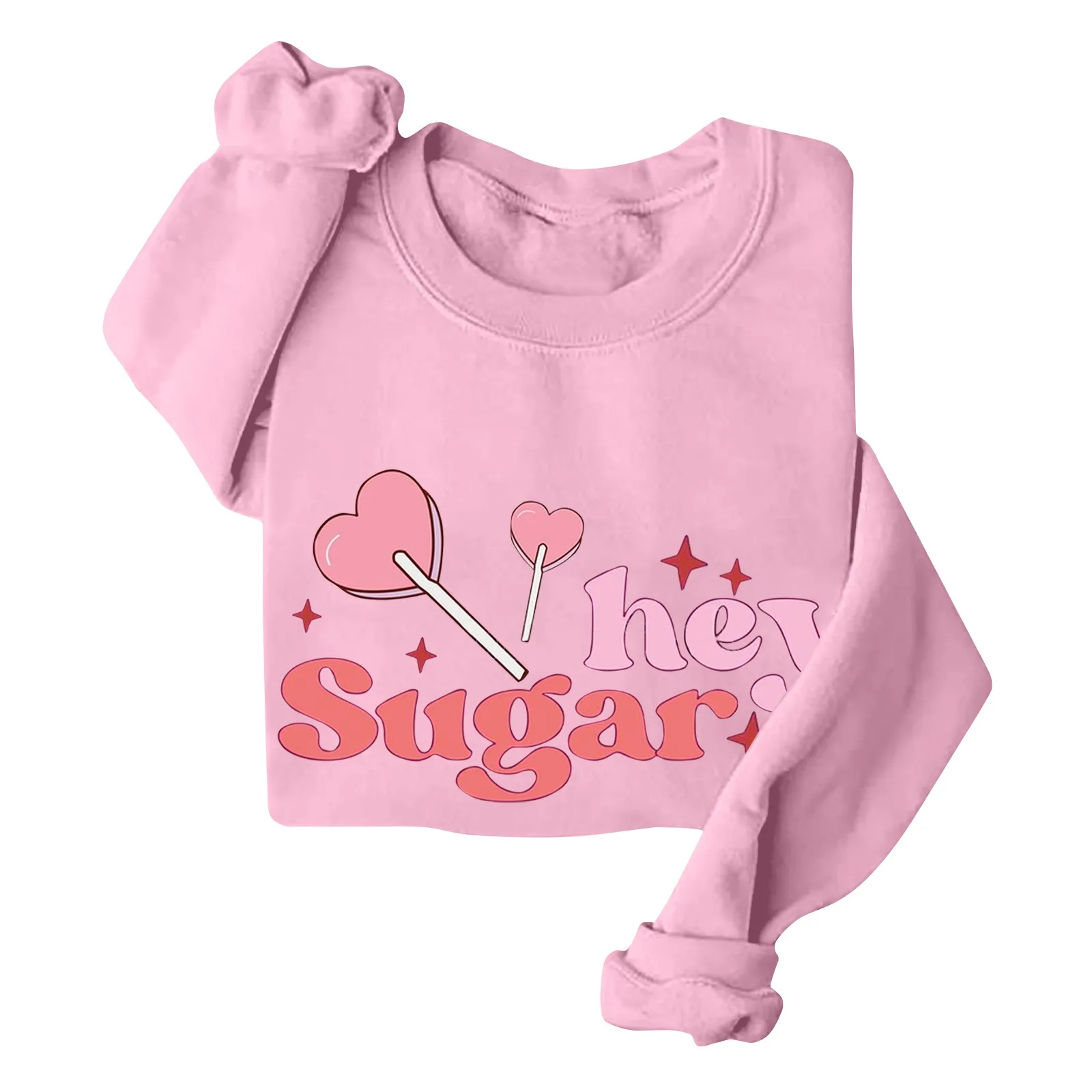 Hey Sugar Printing Sweatshirt For Women Fashion Love Lollipop Print Hoodies Pullover Sweet Style All-Match Femme Tops Loose
Hey Sugar Printing Sweatshirt For Women Fashion Love Lollipop Print Hoodies Pullover Sweet Style All-Match Femme Tops Loose