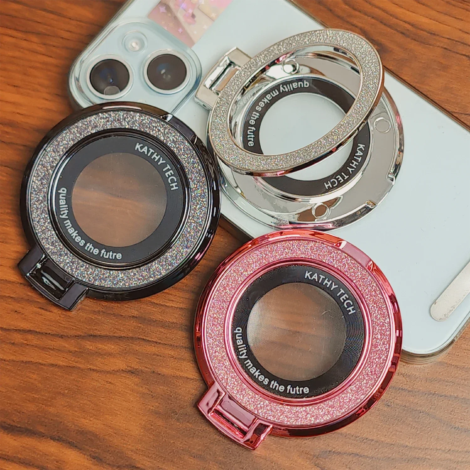 Fashion Glitter Bling Finger Ring Phone Holder Luxury Mobile Phone Stand Grip Back Sticker Phones Mount for IPhone 16 17Bracelet
Fashion Glitter Bling Finger Ring Phone Holder Luxury Mobile Phone Stand Grip Back Sticker Phones Mount for IPhone 16 17Bracelet