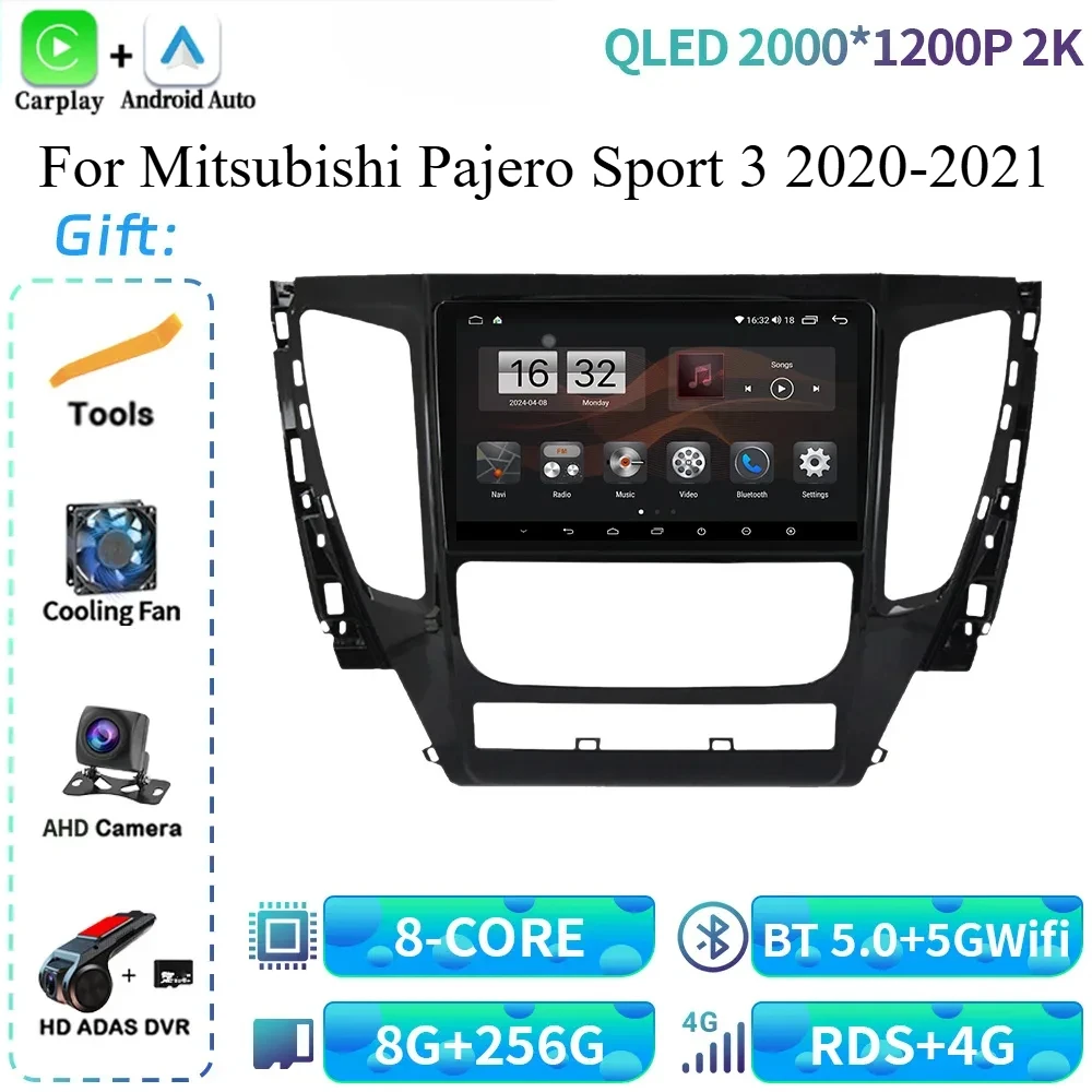 For Mitsubishi Pajero Sport 3 2020-2021 Car Radio Android 14 Multimedia Video Player Navigation 4G GPS Wireless Carplay Screen
For Mitsubishi Pajero Sport 3 2020-2021 Car Radio Android 14 Multimedia Video Player Navigation 4G GPS Wireless Carplay Screen