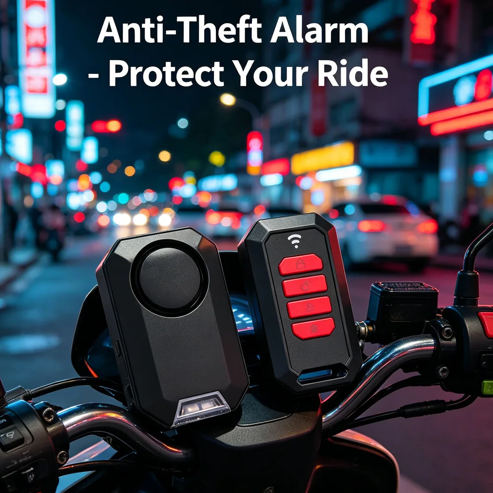 Smart Bike Alarm Anti Theft Remote Control 135dB Adjustable Siren IPX5 Waterproof for Motobike Bicycle Scooters Anti-Theft Alarm
Smart Bike Alarm Anti Theft Remote Control 135dB Adjustable Siren IPX5 Waterproof for Motobike Bicycle Scooters Anti-Theft Alarm