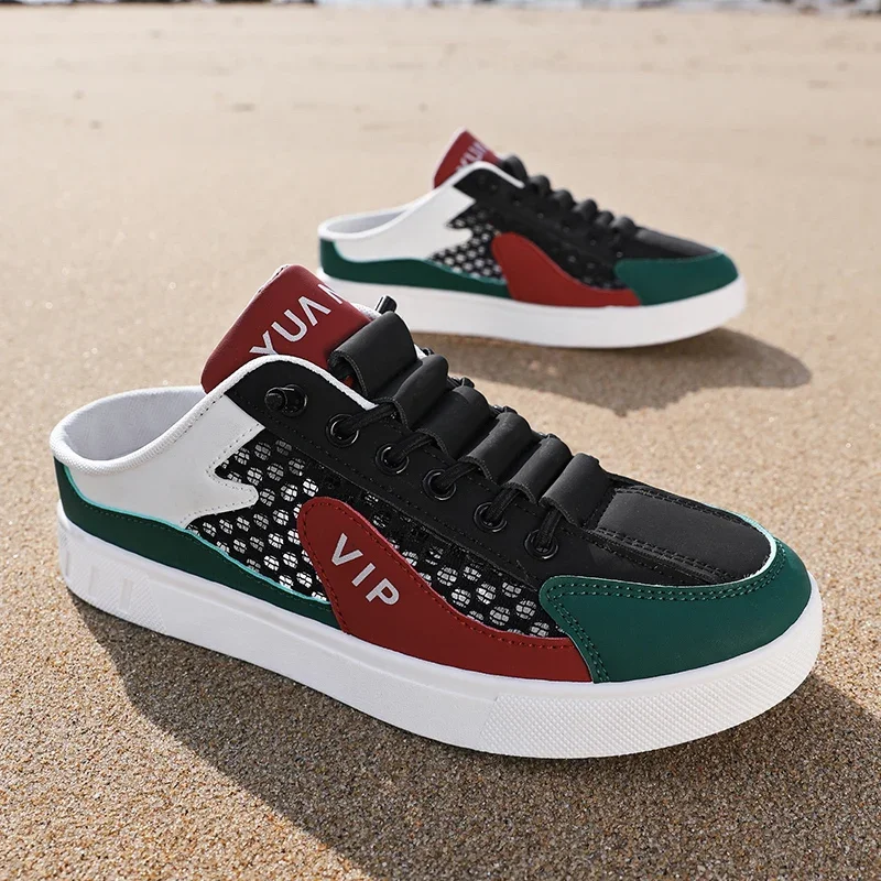 Summer Men Half Slippers Comfortable Walking Sneakers Breathable Lightweight Man Casual Shoes Non-slip Flats Lazy Shoes Zapatos
Summer Men Half Slippers Comfortable Walking Sneakers Breathable Lightweight Man Casual Shoes Non-slip Flats Lazy Shoes Zapatos