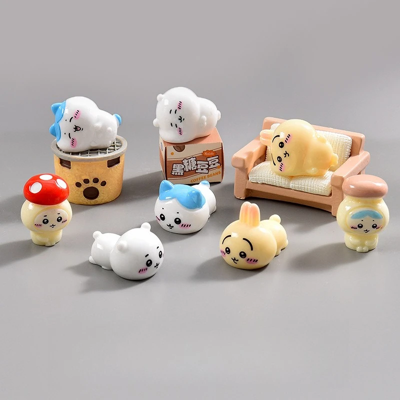 9PCS Kawaii Chiikawas Series Resin Toys Cartoon Character Cute Creativity Exquisite Toys DIY Keychain Materials Supplies
9PCS Kawaii Chiikawas Series Resin Toys Cartoon Character Cute Creativity Exquisite Toys DIY Keychain Materials Supplies