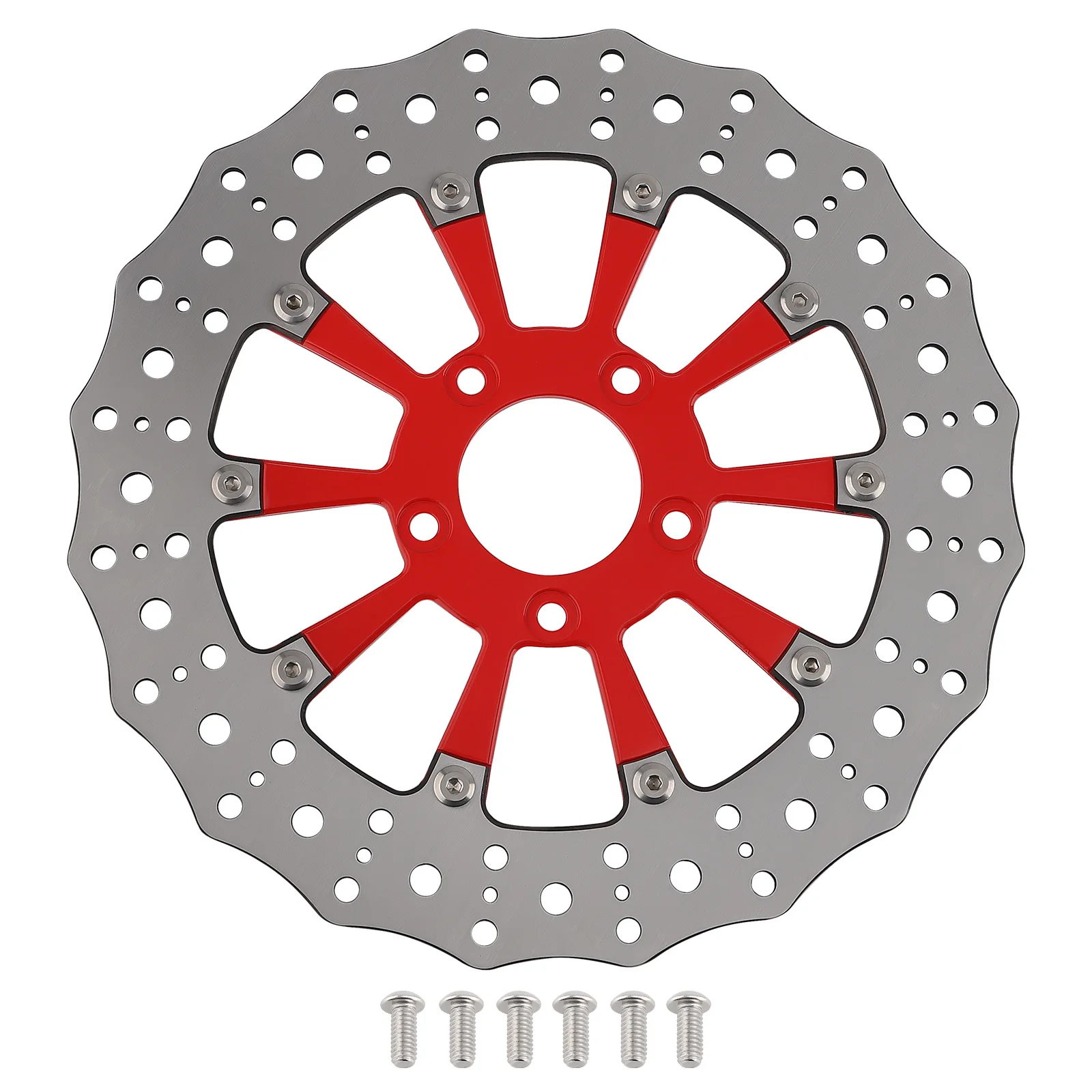 1PCS Floating 11.8 Front Brake Rotors for Harley-Davidson Softail 2015-2024 Red New Front Brake Disc Rotor Front Brake Rotor
1PCS Floating 11.8 Front Brake Rotors for Harley-Davidson Softail 2015-2024 Red New Front Brake Disc Rotor Front Brake Rotor