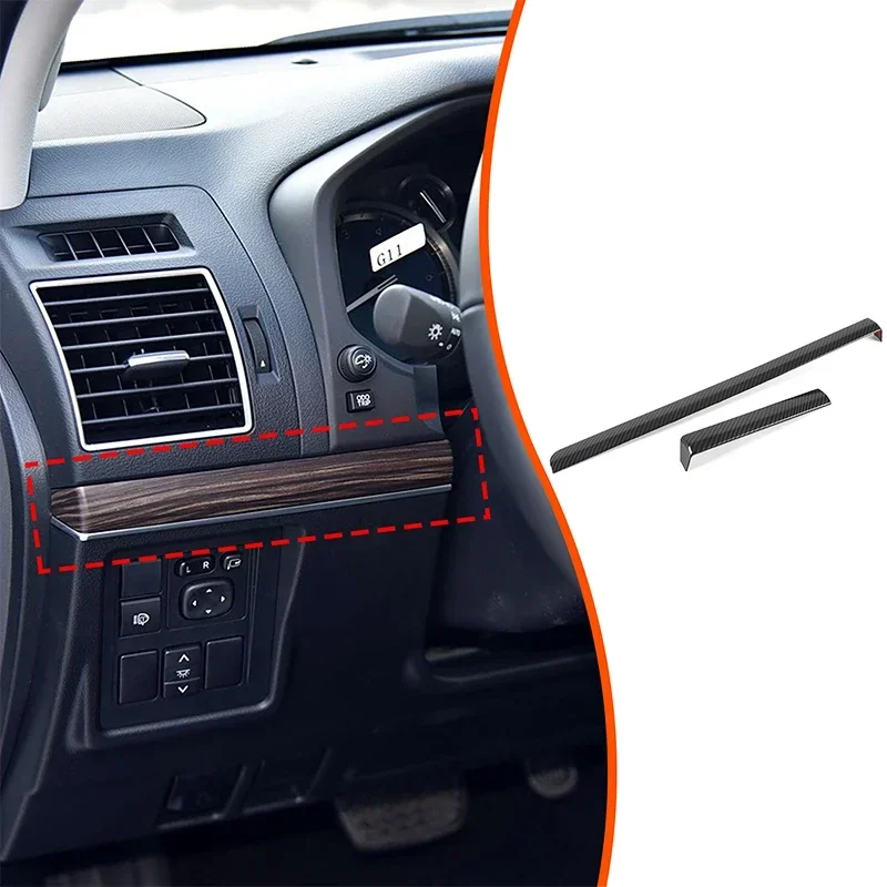 For Toyota Land Cruiser Prado 2018 ABS Carbon Fiber Car Central Control Decorative Strips Sticker Car Interior Accessories LHD
For Toyota Land Cruiser Prado 2018 ABS Carbon Fiber Car Central Control Decorative Strips Sticker Car Interior Accessories LHD
