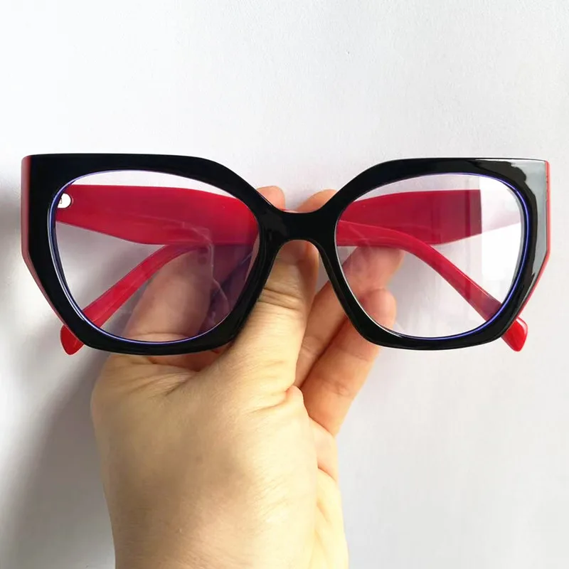 Fashion Optical Light Eyeglass Women Spectacles Patchwork Frame Google Cat Eye Ornamental Anti-Blue Light Glasses
Fashion Optical Light Eyeglass Women Spectacles Patchwork Frame Google Cat Eye Ornamental Anti-Blue Light Glasses