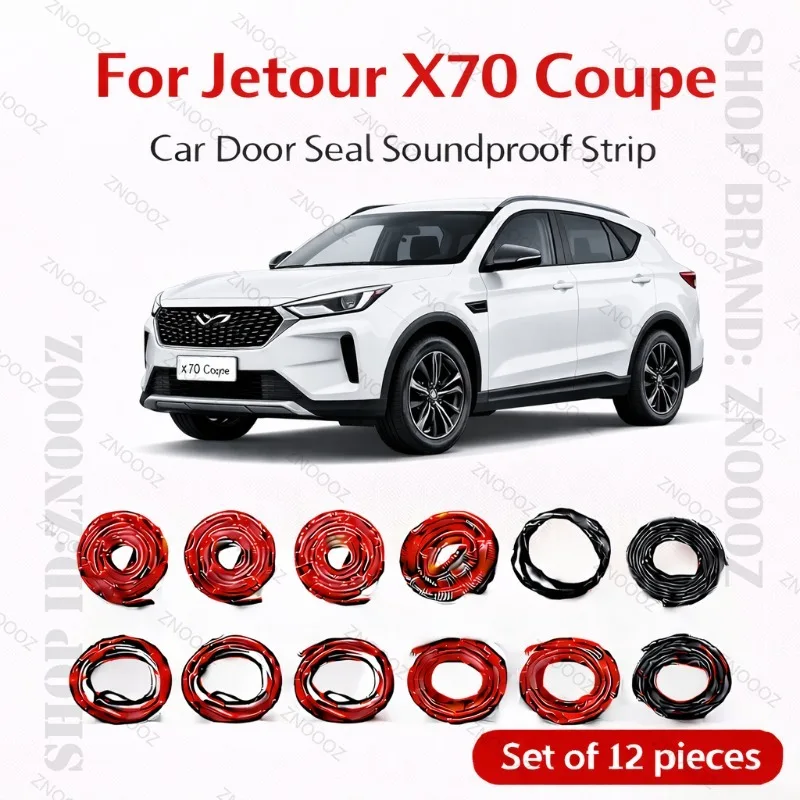 Уплотнительная резиновая лента для дверей автомобиля Jetour X70 Coupe, двухслойная, звукоизоляционная, пыле- и водонепроницаемая, комплект из 12 штук
Уплотнительная резиновая лента для дверей автомобиля Jetour X70 Coupe, двухслойная, звукоизоляционная, пыле- и водонепроницаемая, комплект из 12 штук