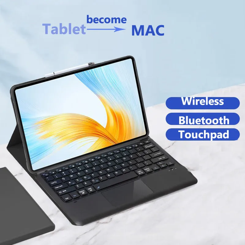 Bluetooth Cover for Huawei MatePad 11.5 S 2024 SE 11 Air 11.5 PaperMatte 10.4 T10S T10 SE 10.1 Pro 11 Magnetic Keyboard Case
Bluetooth Cover for Huawei MatePad 11.5 S 2024 SE 11 Air 11.5 PaperMatte 10.4 T10S T10 SE 10.1 Pro 11 Magnetic Keyboard Case