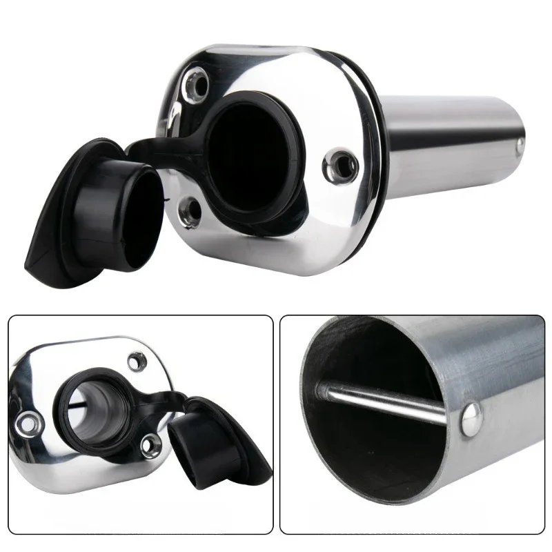 15/30/90 Degree Flush Mount Fishing Rod Holders Stainless Steel with PVC Cap Inner Tube Gasket Mirror Polished Boat Accessories
15/30/90 Degree Flush Mount Fishing Rod Holders Stainless Steel with PVC Cap Inner Tube Gasket Mirror Polished Boat Accessories