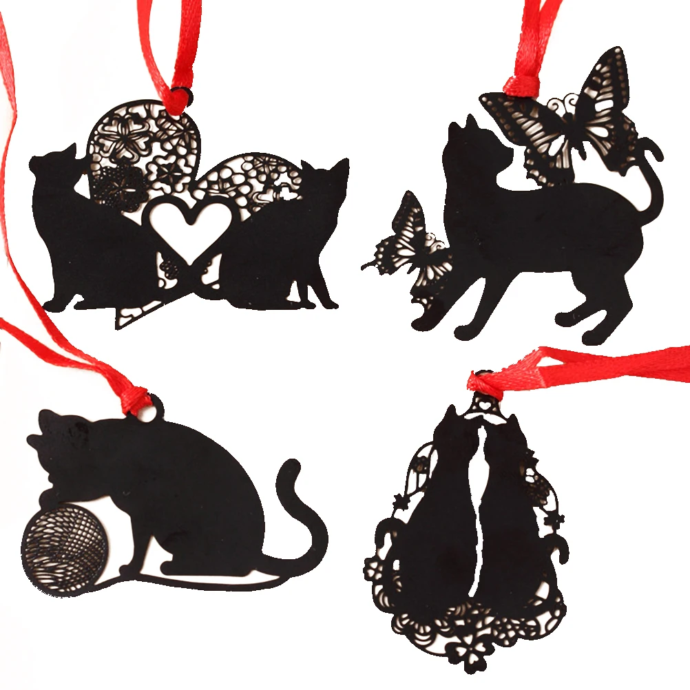 5 Pcs Metal Bookmarks Black Animal Page Marker Hollow Clips Cartoon Planner Cute Shape Easy Attach Remove Paper Holder
5 Pcs Metal Bookmarks Black Animal Page Marker Hollow Clips Cartoon Planner Cute Shape Easy Attach Remove Paper Holder
