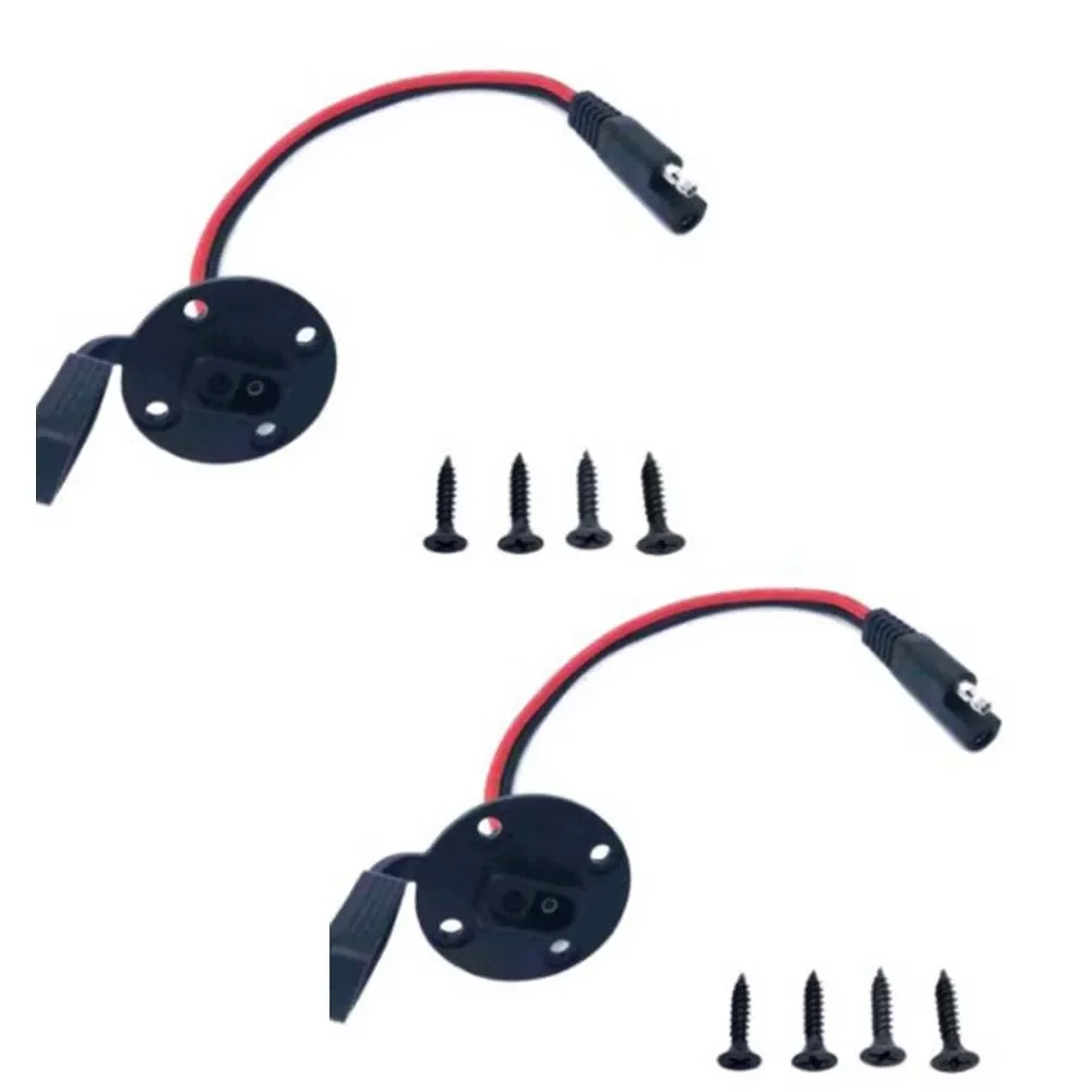 2 Pin SAE Connector SAE Power Socket Connector Quick Disconnections Soft And Tough PVC Easy Battery Connections 
2 Pin SAE Connector SAE Power Socket Connector Quick Disconnections Soft And Tough PVC Easy Battery Connections