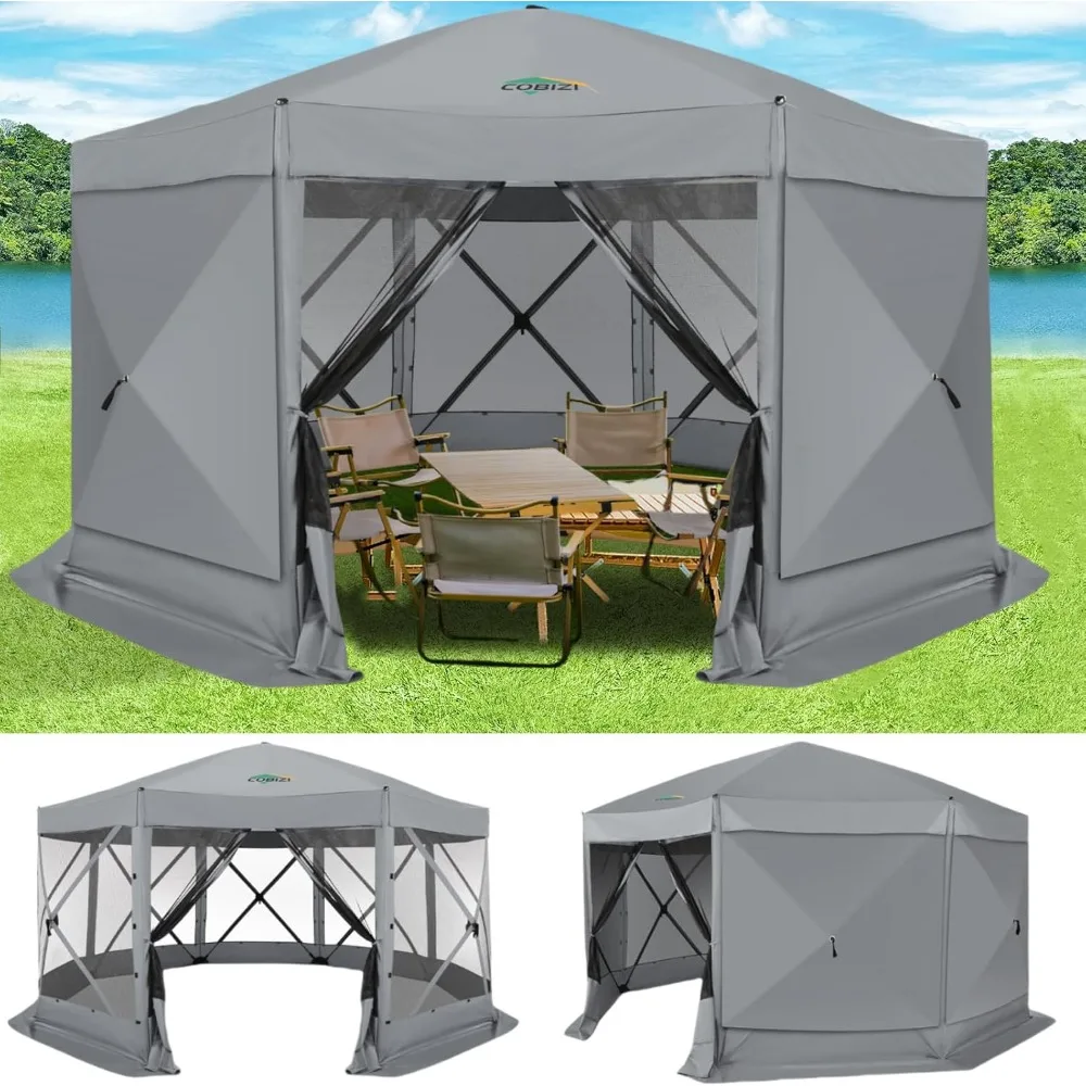 15x15ft Extra Large Pop-Up Gazebo Canopy Tent with Mosquito Netting, Spacious Easy Set-Up Screened Shelter, Durable Outdoor
15x15ft Extra Large Pop-Up Gazebo Canopy Tent with Mosquito Netting, Spacious Easy Set-Up Screened Shelter, Durable Outdoor