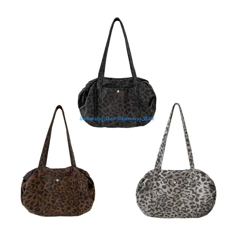 573B Trendy Leopard Pattern Underarm Bag Practical Cotton Compact Shoulder Purse Easy Outfit Matching for Women Girls
573B Trendy Leopard Pattern Underarm Bag Practical Cotton Compact Shoulder Purse Easy Outfit Matching for Women Girls