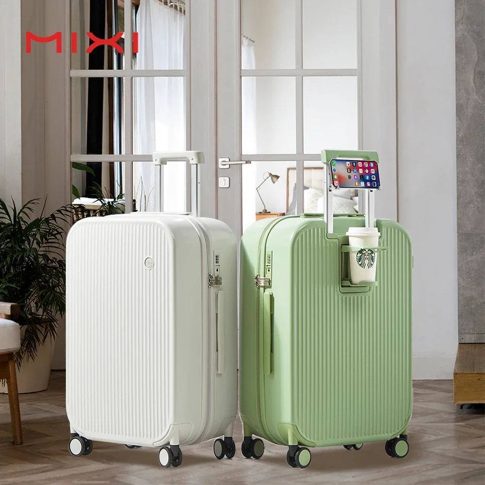 Mixi Carry On Чемодан для ПК с твердым спиннерным колесом Чемодан с замком TSA Подстаканник Держатель для телефона USB-порт для зарядки
Mixi Carry On Чемодан для ПК с твердым спиннерным колесом Чемодан с замком TSA Подстаканник Держатель для телефона USB-порт для зарядки
