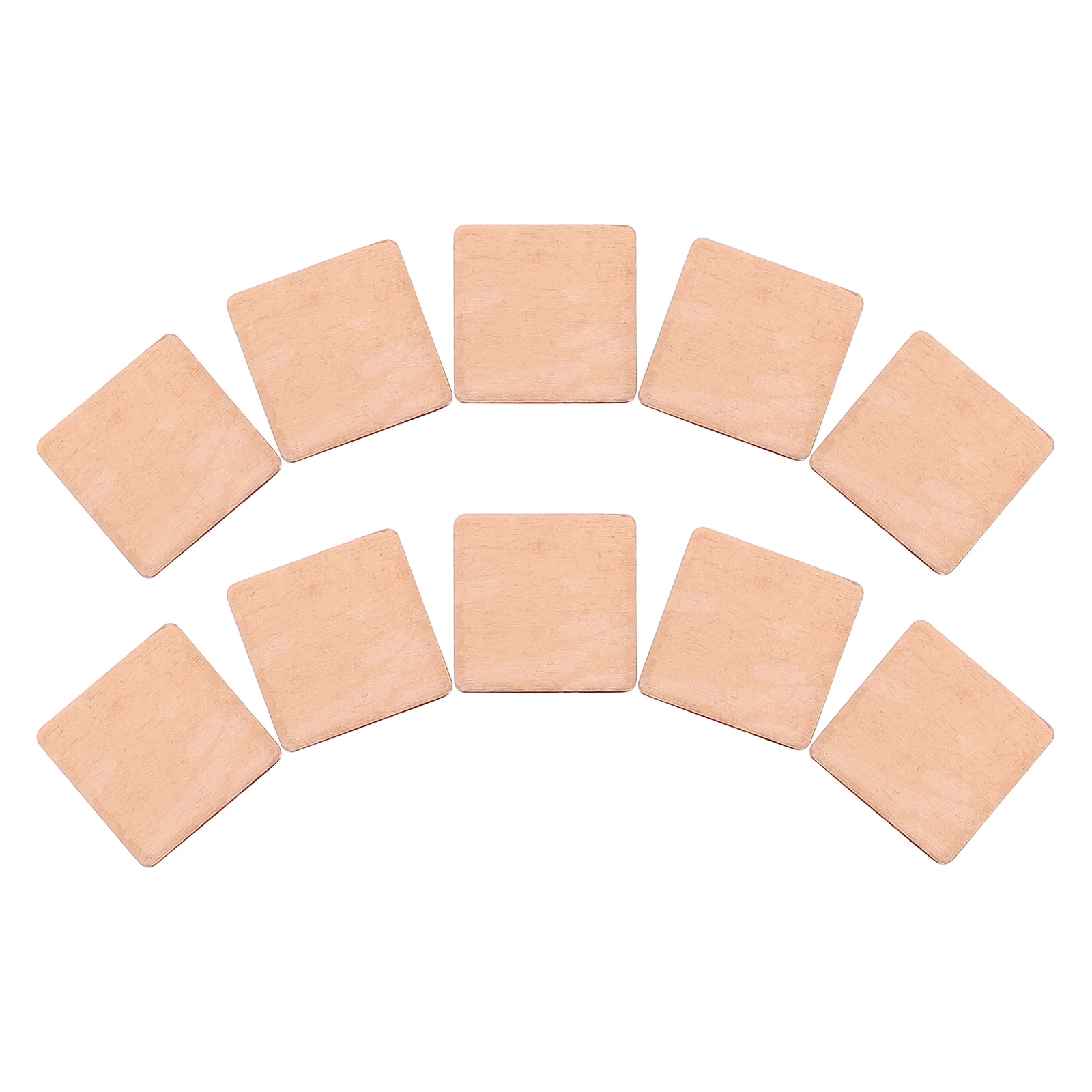 10pcs Copper Heat Sink Thermal Pad for Laptop GPU CPU RAM IC Chips High Conductivity Cooling Solution Stable Characteristics
10pcs Copper Heat Sink Thermal Pad for Laptop GPU CPU RAM IC Chips High Conductivity Cooling Solution Stable Characteristics