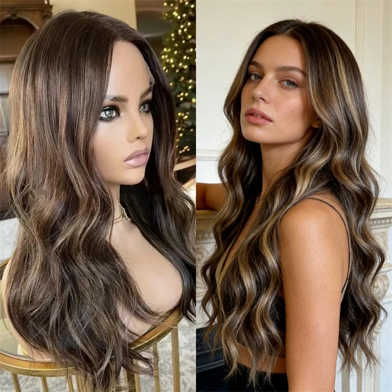 Парик из синтетического волокна премиум-класса с HD-кружевной основой, 13x4, омбре, каштаново-коричневый с мелированием, для женщин, для вечеринок, повседневной носки, косплея, с естественной линией роста волос
Парик из синтетического волокна премиум-класса с HD-кружевной основой, 13x4, омбре, каштаново-коричневый с мелированием, для женщин, для вечеринок, повседневной носки, косплея, с естественной линией роста волос