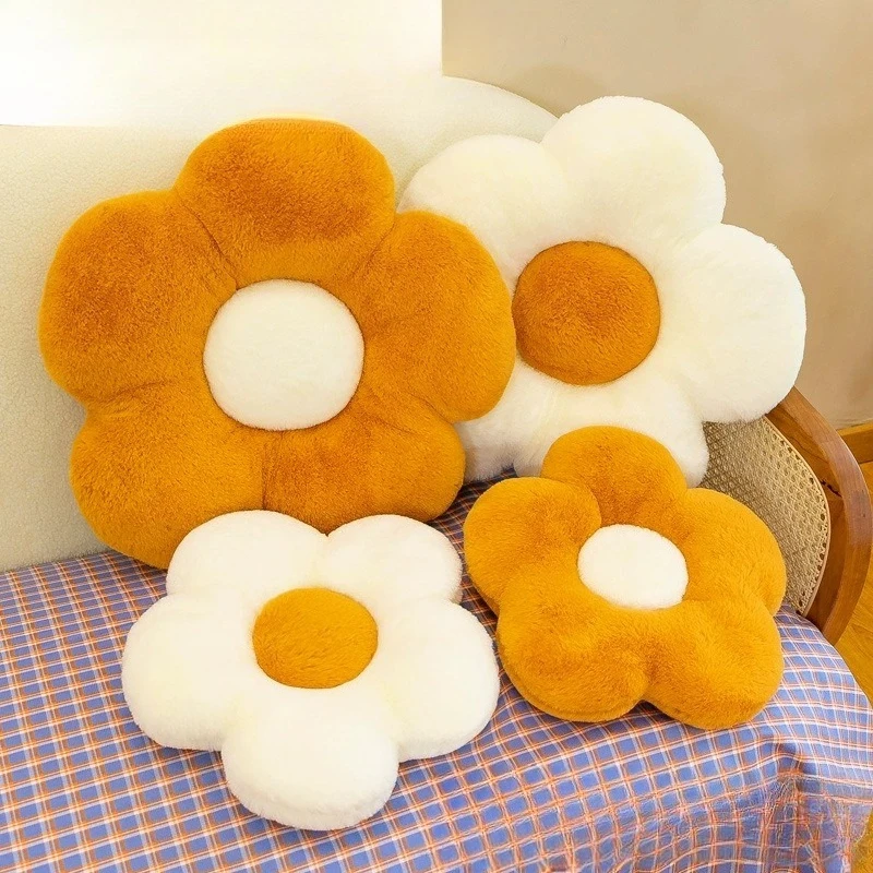 Cute Sun Flower Throw Pillow Soft Children's Seat Cushion Sofa Car Backrest Bay Window Ornament Bedding Room Decoration
Cute Sun Flower Throw Pillow Soft Children's Seat Cushion Sofa Car Backrest Bay Window Ornament Bedding Room Decoration