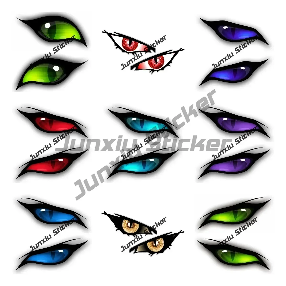 Creativity Evil Eye Stickers Personalized Rearview Mirror Scratch-Proof Waterproof Decal Accessories Fuel Tank Outdoor Novelty
Creativity Evil Eye Stickers Personalized Rearview Mirror Scratch-Proof Waterproof Decal Accessories Fuel Tank Outdoor Novelty