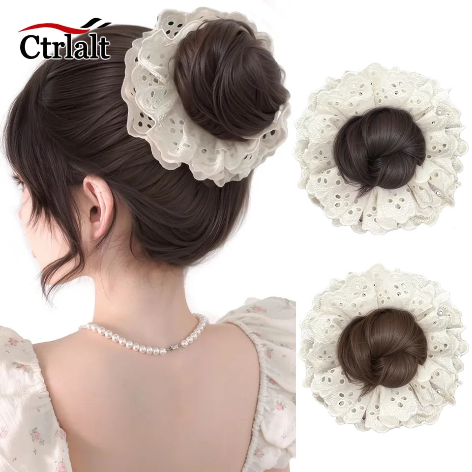 Synthetic Curly Donut Chignon With Elastic Band Scrunchies Messy Hair Bun Wrap Updo Hairpieces Extensions For Women
Synthetic Curly Donut Chignon With Elastic Band Scrunchies Messy Hair Bun Wrap Updo Hairpieces Extensions For Women