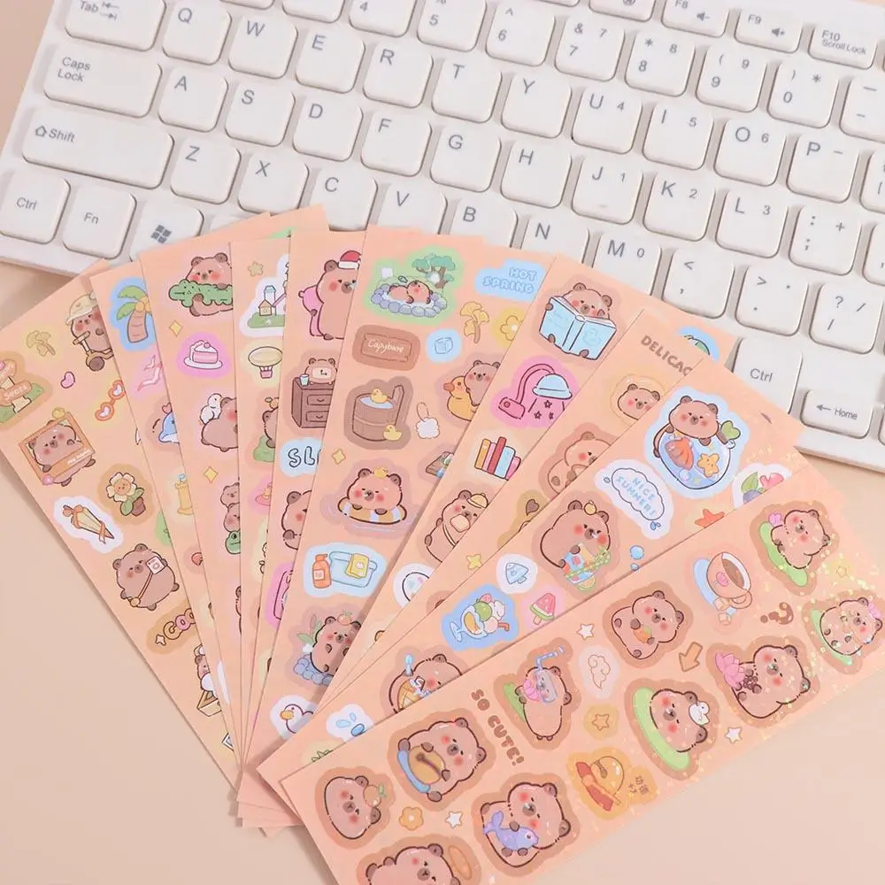 10Sheets School Supplies Capybara Stickers Capybara Cartoon Stickers Capybara Decoration Sticker DIY Decorative Animal
10Sheets School Supplies Capybara Stickers Capybara Cartoon Stickers Capybara Decoration Sticker DIY Decorative Animal