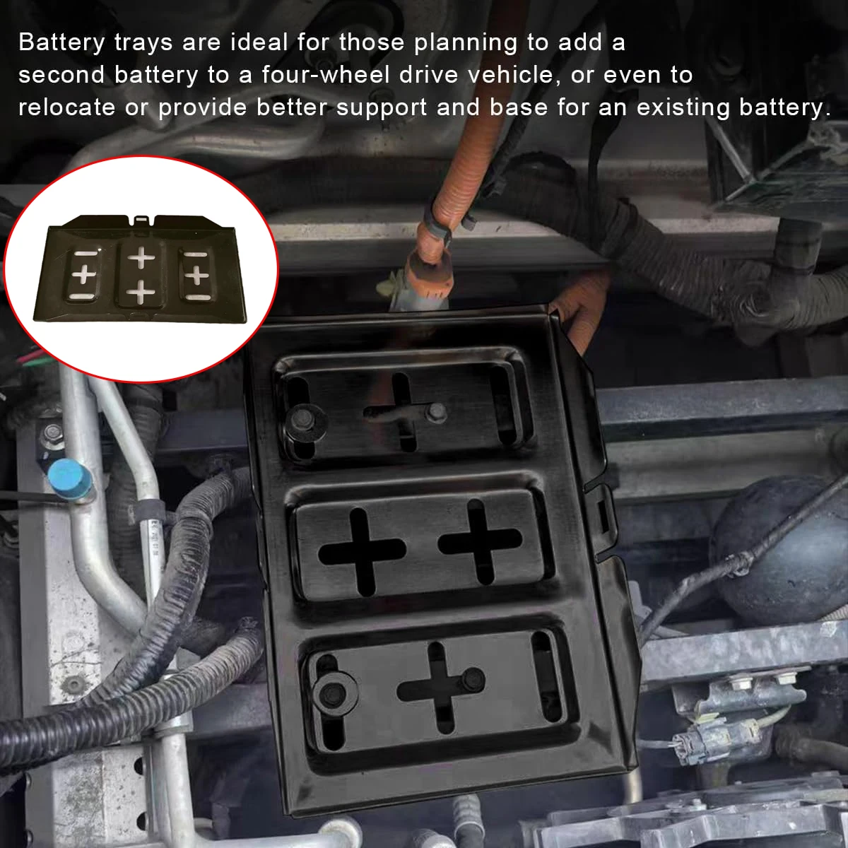 Car Universal Battery Mounting Tray for Battery Tray Holder Heavy Duty Car Battery Mounting Tray for Car RV
Car Universal Battery Mounting Tray for Battery Tray Holder Heavy Duty Car Battery Mounting Tray for Car RV