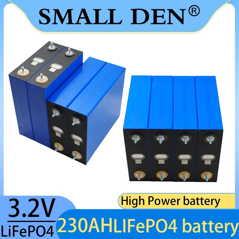 New 12pcs 3.2v 230Ah Lifepo4 Rechargeable Battery Lithium Iron Phosphate Solar Cell 4S 8S 12v 24v 36V 48V batteries Tax Free
New 12pcs 3.2v 230Ah Lifepo4 Rechargeable Battery Lithium Iron Phosphate Solar Cell 4S 8S 12v 24v 36V 48V batteries Tax Free