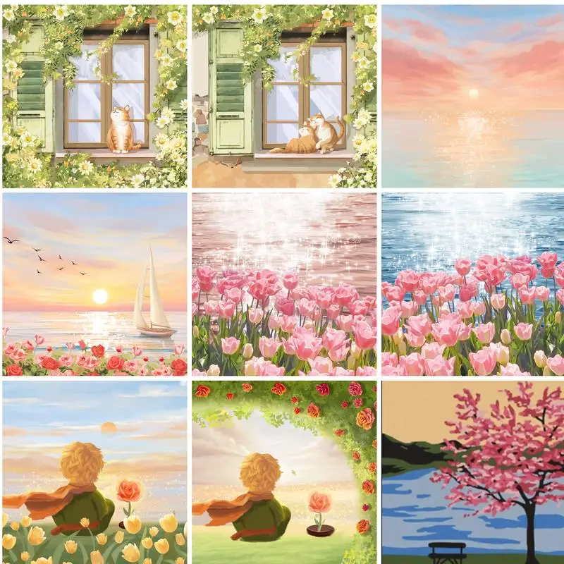 PhotoCustom Paint By Numbers Tree and Flower Drawing On Canvas Gift DIY Pictures By Number Kits Hand Painted Painting Art Home
PhotoCustom Paint By Numbers Tree and Flower Drawing On Canvas Gift DIY Pictures By Number Kits Hand Painted Painting Art Home