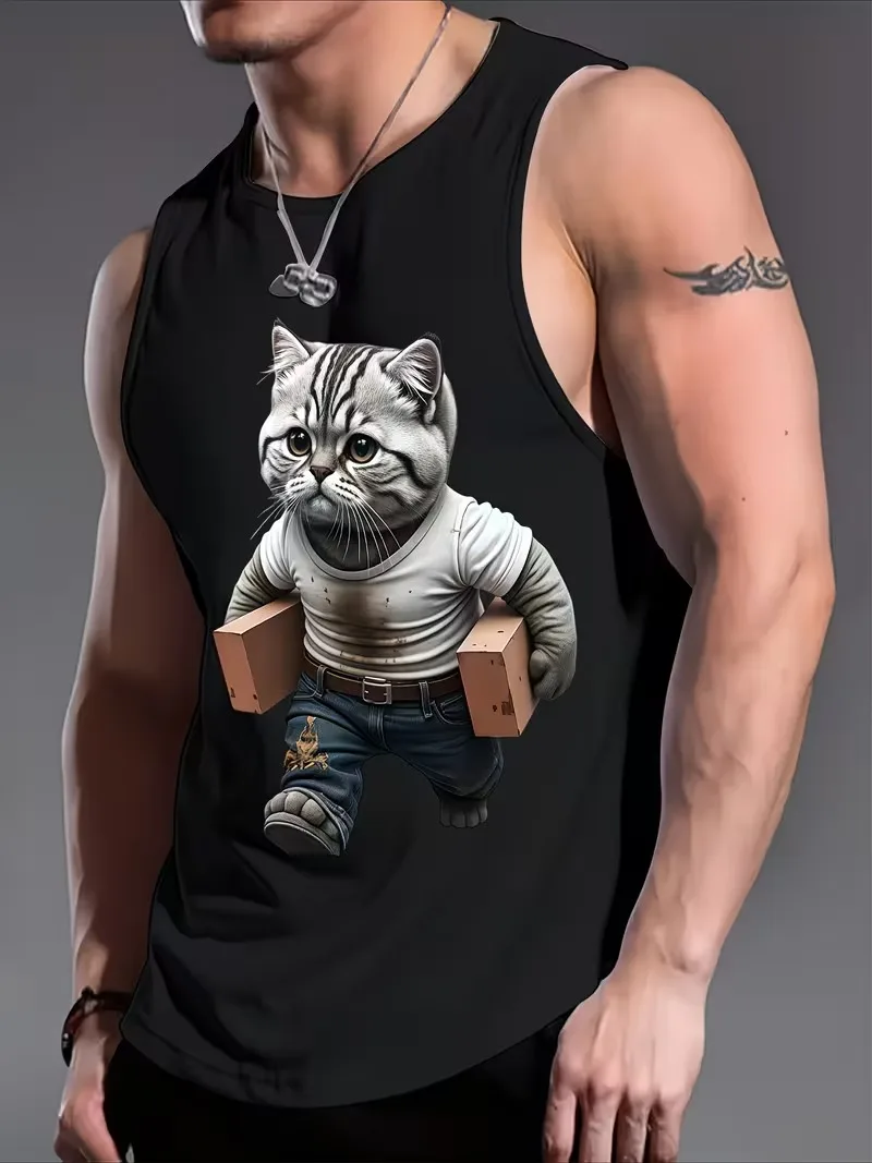 Men's Tank Top Sleeveless Shirt Patterned Duck O Neck Clothing 3D Print Everyday Sport Fitness Muscle Elements Gym men's clothes
Men's Tank Top Sleeveless Shirt Patterned Duck O Neck Clothing 3D Print Everyday Sport Fitness Muscle Elements Gym men's clothes