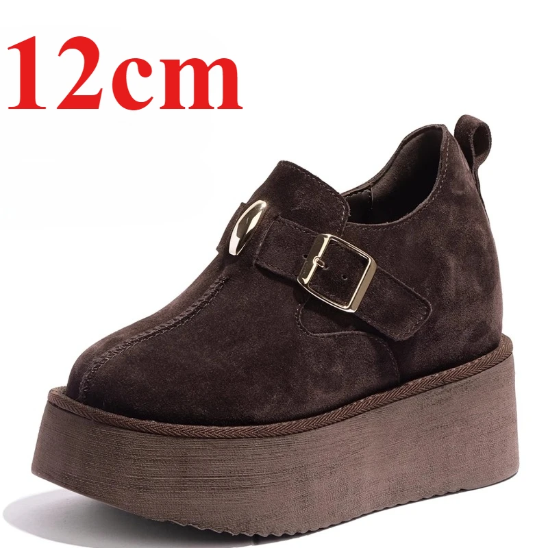 Туфли из натуральной кожи, увеличивающие рост сверхвысокие туфли 12 см, женские невидимые туфли на возвышении, уличные повседневные кроссовки
Туфли из натуральной кожи, увеличивающие рост сверхвысокие туфли 12 см, женские невидимые туфли на возвышении, уличные повседневные кроссовки