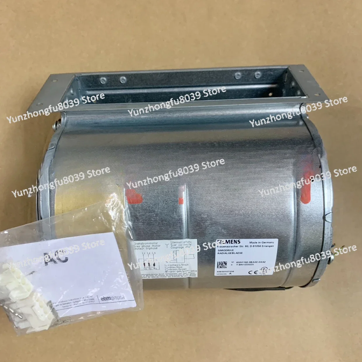 New original 6SN1162-0BA02-0AA2 D2D133-AB06-30 480V inverter fan
New original 6SN1162-0BA02-0AA2 D2D133-AB06-30 480V inverter fan