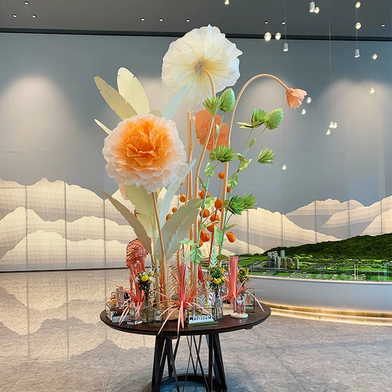 Hot Selling Giant Artificial Organza Flowers New Year Festival Event Decoration Party Table Floral Art Props
Hot Selling Giant Artificial Organza Flowers New Year Festival Event Decoration Party Table Floral Art Props