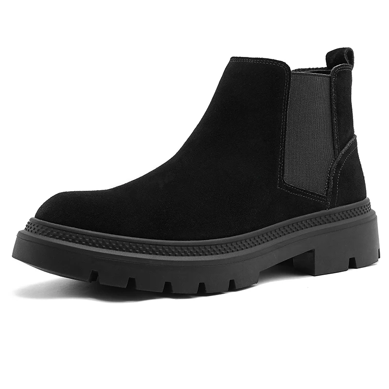 Men Chelsea Boots Faux Suede Thick Sole Round Toe Fashionable Comfortable Classic Business Men Boots Sizes 38-46
Men Chelsea Boots Faux Suede Thick Sole Round Toe Fashionable Comfortable Classic Business Men Boots Sizes 38-46