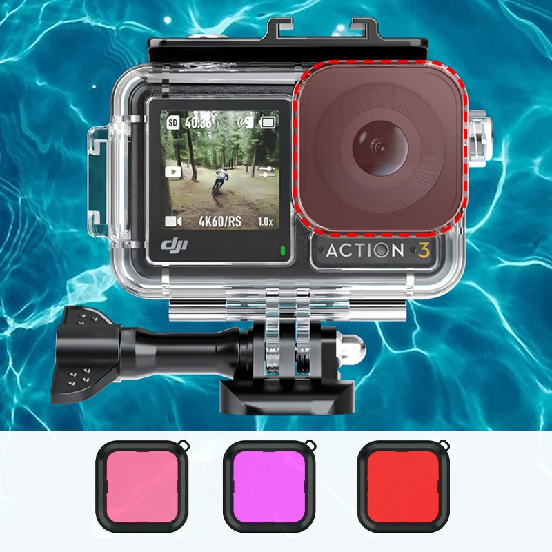 40M Waterproof Case For OSMO Action 3 4 Underwater Diving Housing Cover For DJI Action 3 Camera Accessories
40M Waterproof Case For OSMO Action 3 4 Underwater Diving Housing Cover For DJI Action 3 Camera Accessories