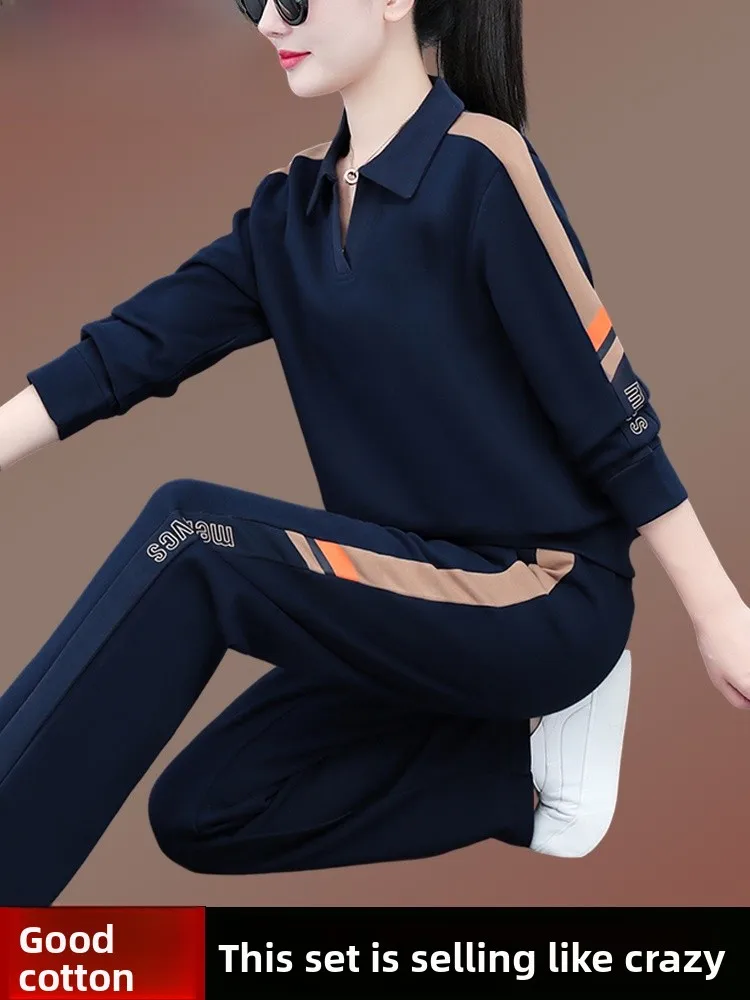 Casual Running Fitn Sportswear Set for Women Middle-Aged Mothers Spring Autumn 2025 New Sle Two-Piece Cotton Long Sve...
Casual Running Fitn Sportswear Set for Women Middle-Aged Mothers Spring Autumn 2025 New Sle Two-Piece Cotton Long Sve...