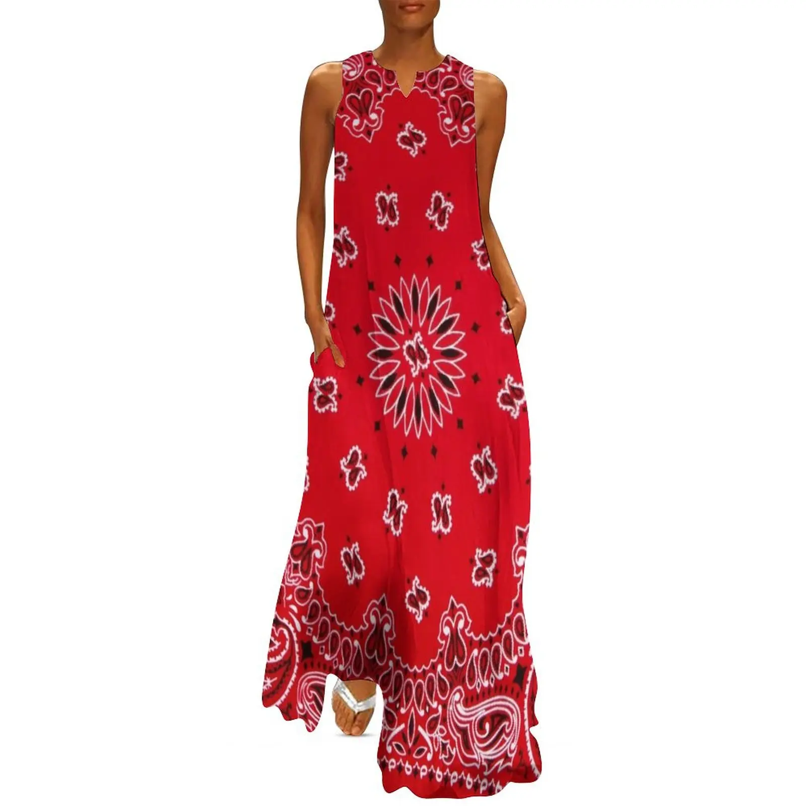 Bandana - Red Long Dress Woman fashion woman dress womans clothing dresses for womens 2025 Dress
Bandana - Red Long Dress Woman fashion woman dress womans clothing dresses for womens 2025 Dress