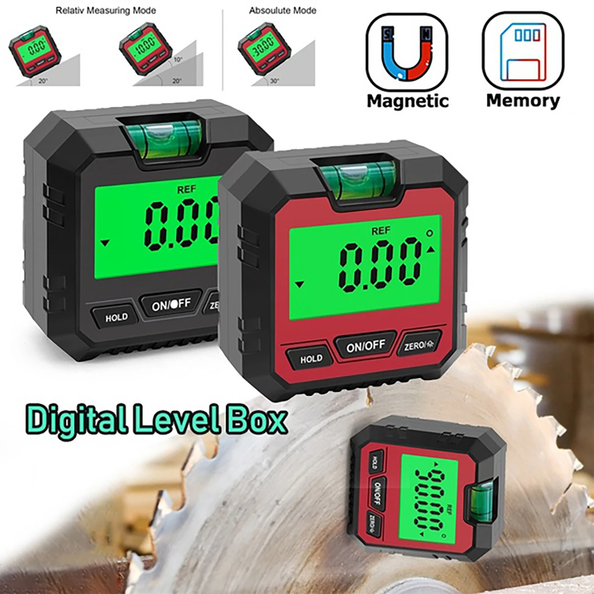 Digital Level Protractor Magnetic Inclinometer Level Angle Meter Angle Finder Level Box Angle Measuring Tool for Carpentry Build
Digital Level Protractor Magnetic Inclinometer Level Angle Meter Angle Finder Level Box Angle Measuring Tool for Carpentry Build